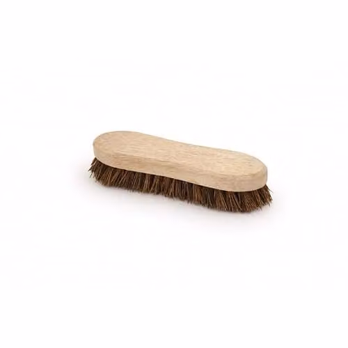 Charles Bentley Stiff Natural Bassine Hand Scrub Brush in Brown and Beige – 2