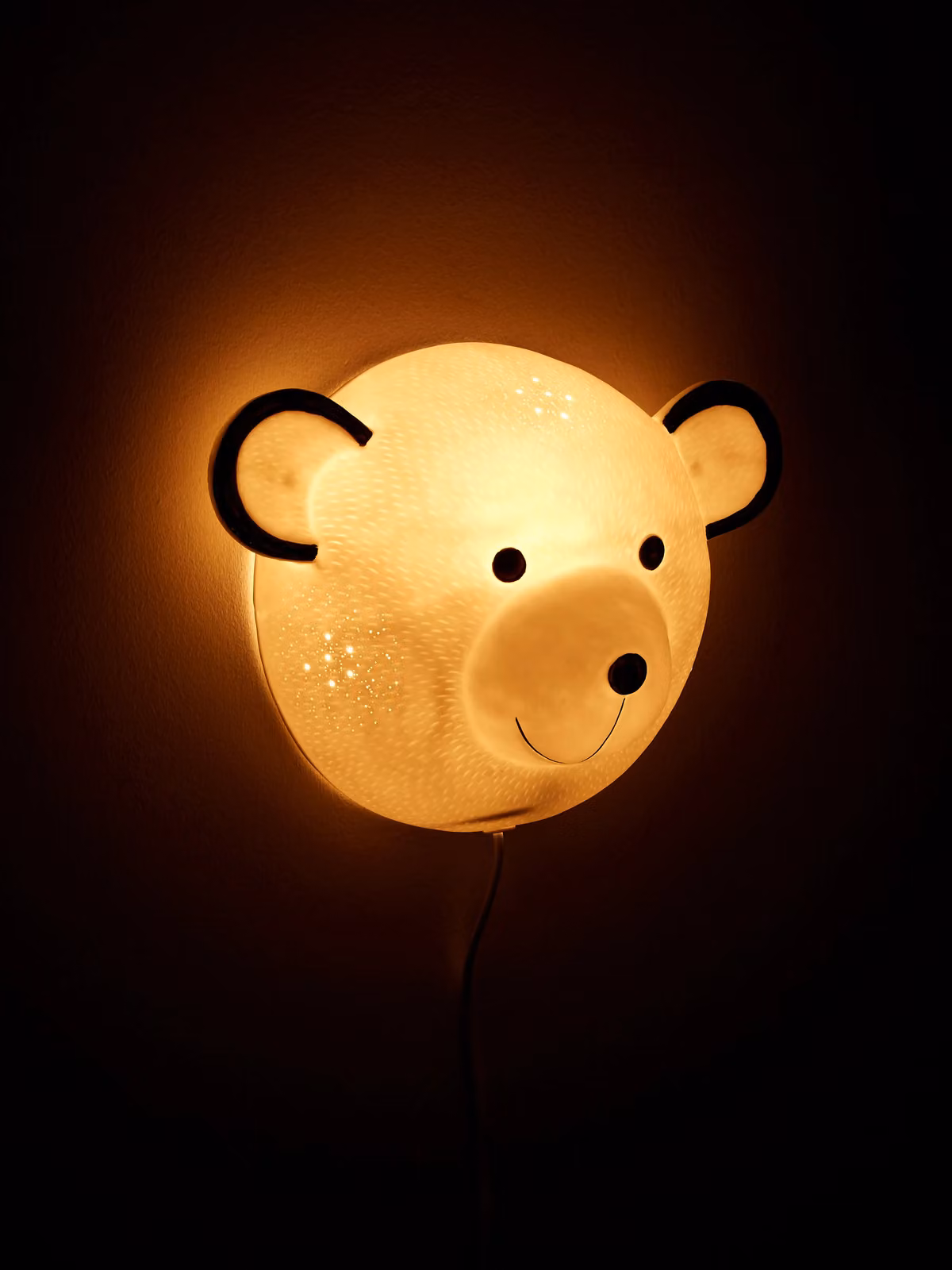Orsina Premier Bear Wall Mount Night Light for Children in White – 2