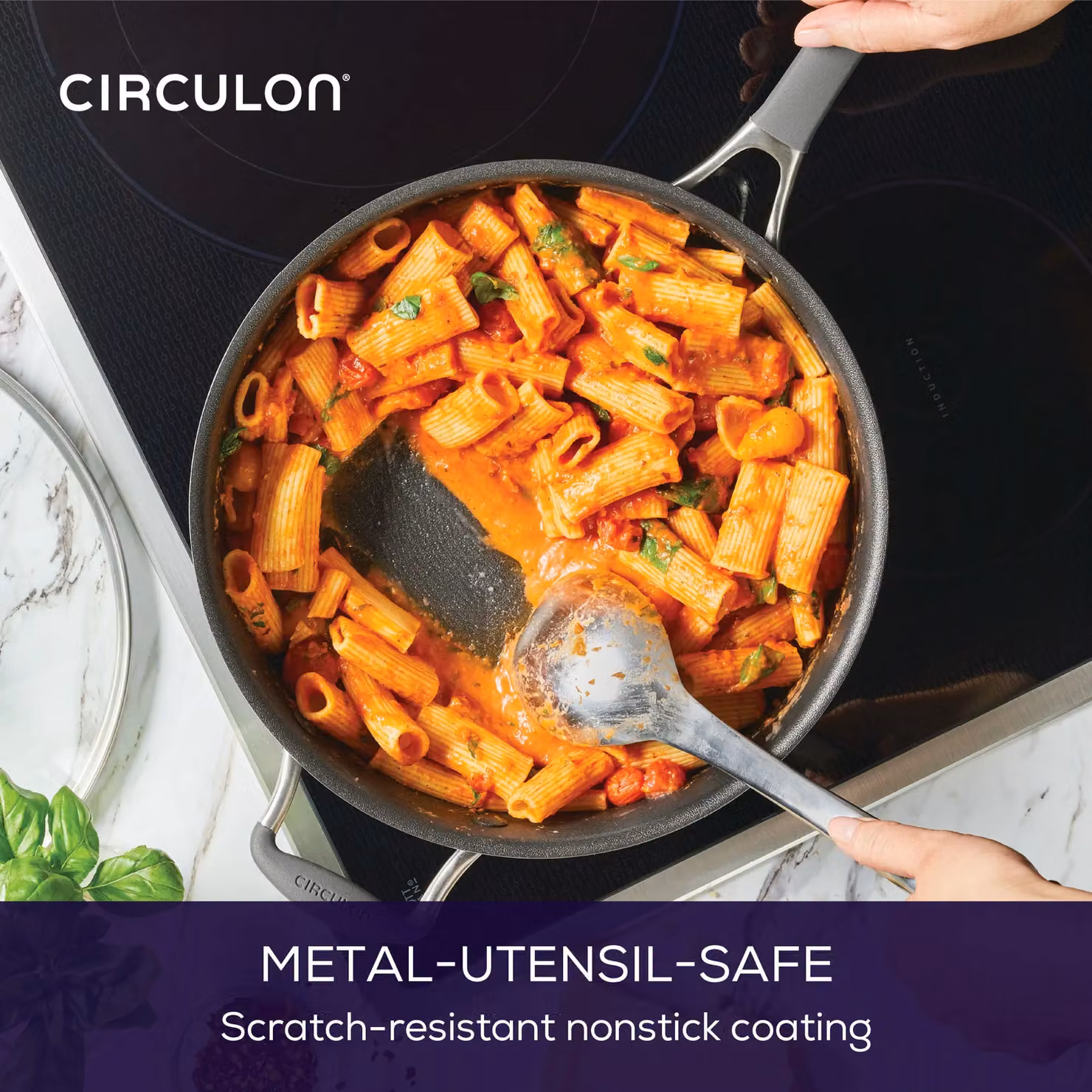 Circulon ScratchDefense Extreme 5 Piece Non Stick Cookware Set in Grey – 3