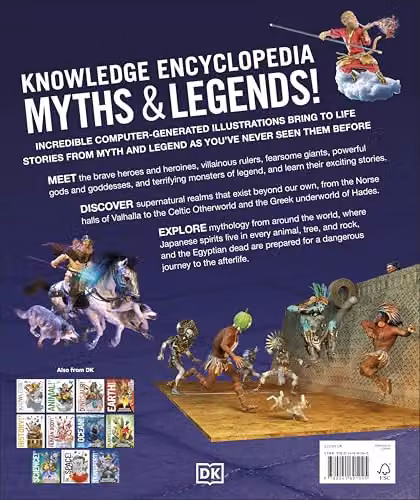 DK Knowledge Encyclopedia Myths and Legends Multicolour Paper Book – 2