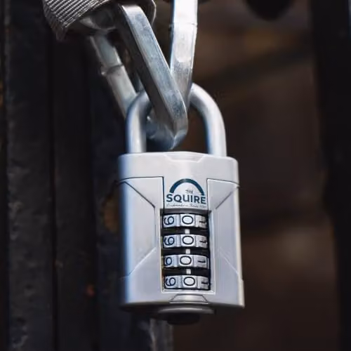Squire Vulcan Combi 50 Heavy Duty Combination Padlock in Blue – 4