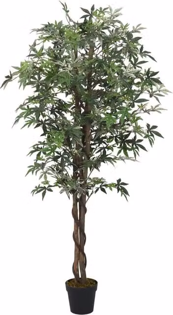 Berkfield Home Artificial Maple Tabletop Tree, Green, Height: 80 cm – 1
