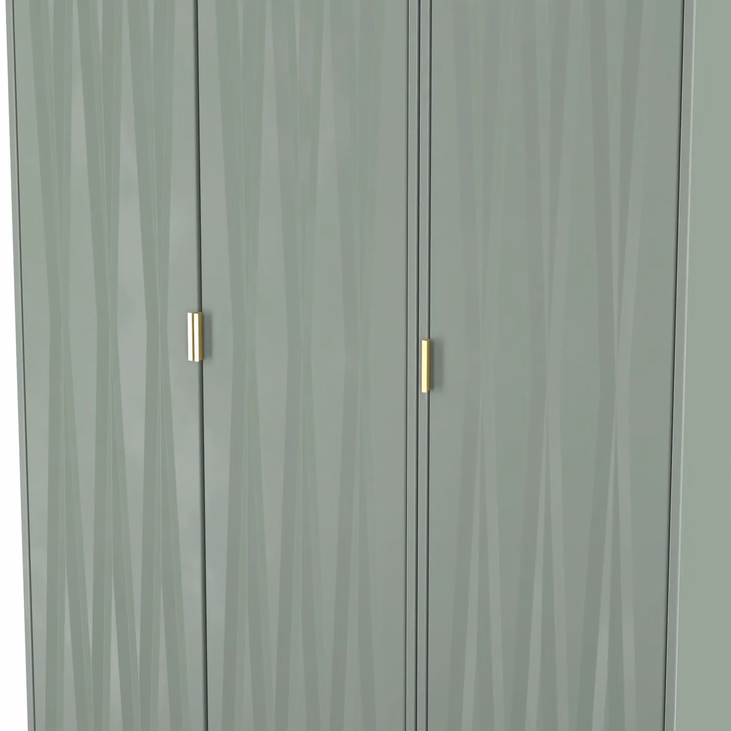 Ready Assembled 2 U Dallas 3 Door Wardrobe in Pale Green – 3