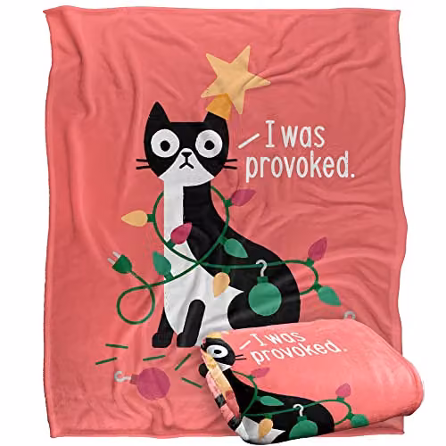 David Olenick Delighted Silky Touch Super Soft White Fleece Throw Blanket W/D/H: 152 x 127 cm – 1