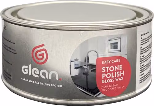 GLEAN Stone Polish Gloss Wax, 300g, Silver, Carnauba and Beeswax Blend for Natural and Man-Made Stone Surfaces – 2