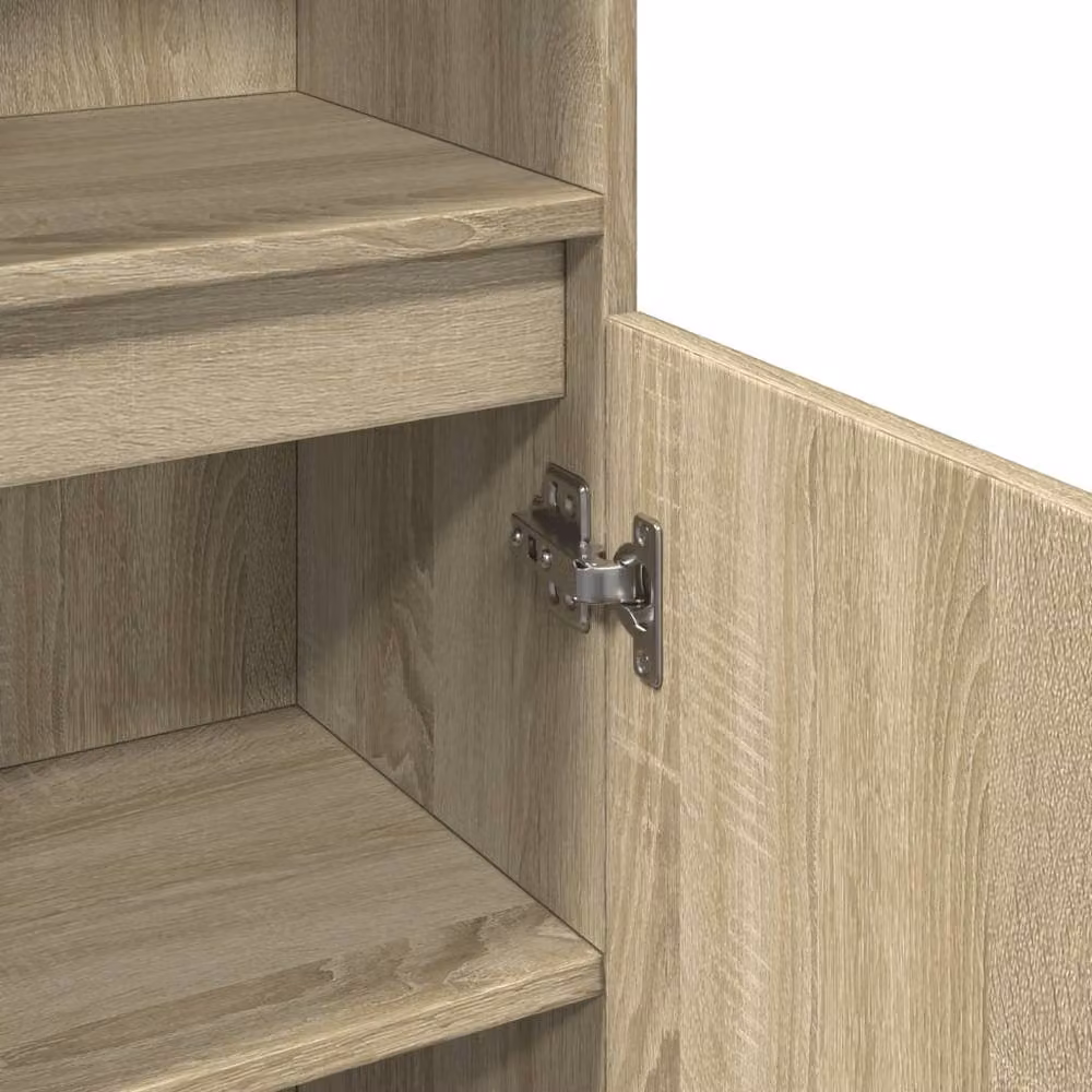 Berkfield Home Sonoma Oak Bathroom Cabinet, Brown, W/D/H: 30 x 30 x 190 cm – 3