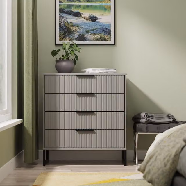 2 U Menai 4 Drawer Chest in Dark Grey – 1