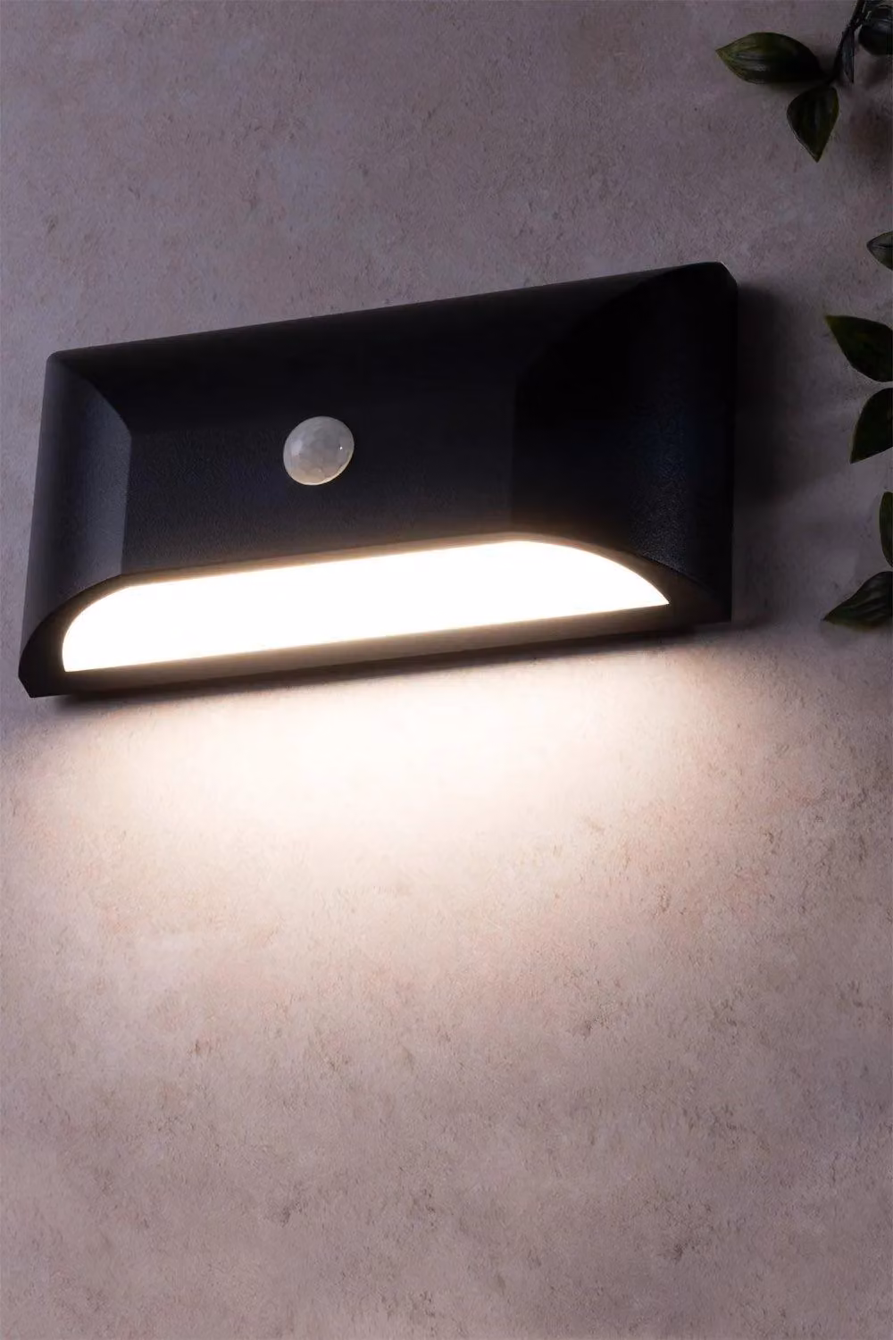BHS Lighting Cava LED Outdoor Wall Light with Motion Sensor in Black – 3