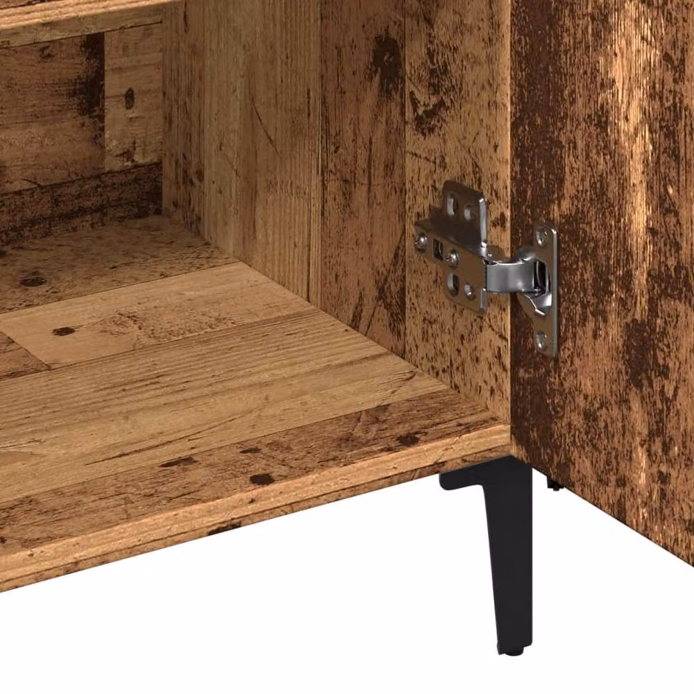Berkfield Home Industrial Sideboard in Brown Engineered Wood W/D/H: 100 x 36 x 60 cm – 6