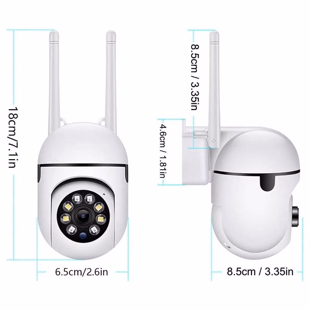 SPETLEK Wireless WiFi HD PTZ Smart Indoor CCTV Camera in White – 2