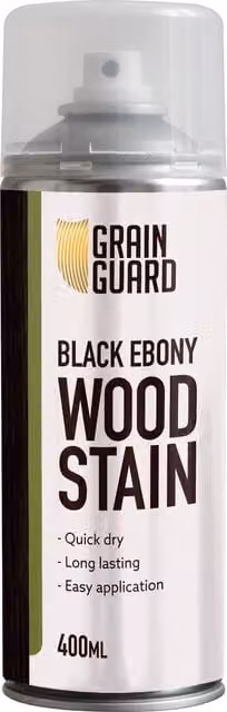 Grain Guard Water Based Wood Stain Spray in Black