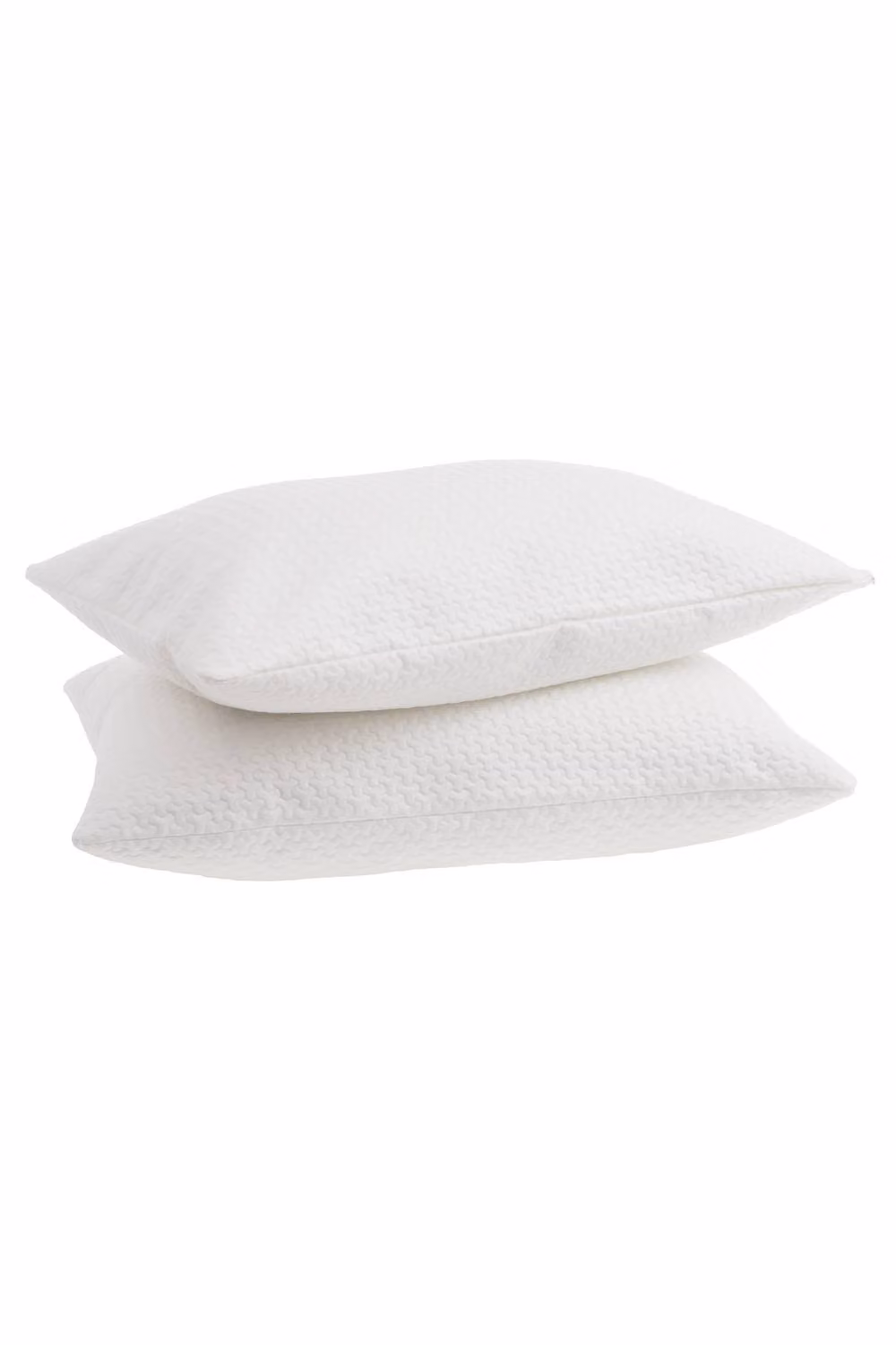 Soak&Sleep Waterproof Bamboo Standard Pillow Protector Pair in White – 2