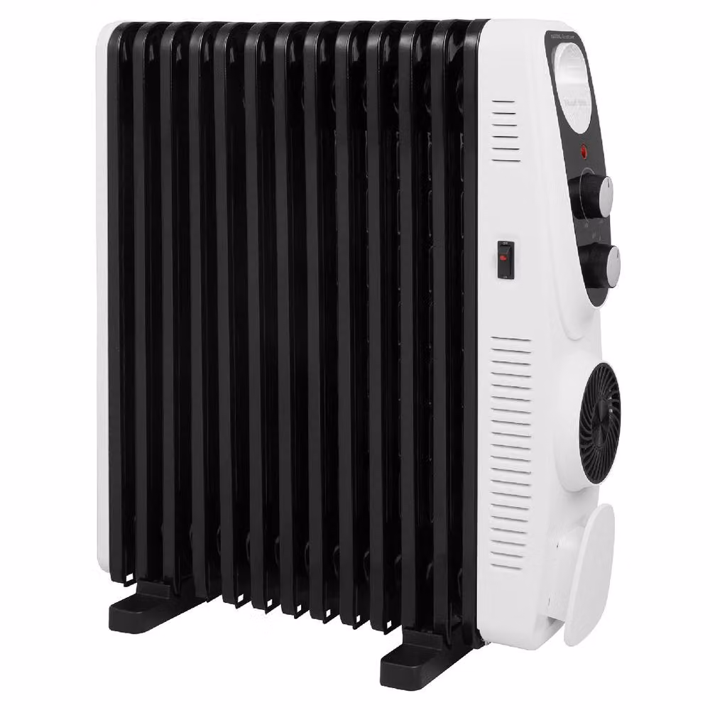 Russell Hobbs 2500W 13 Fin Oil Filled Radiator White RHOFR2403 – 3