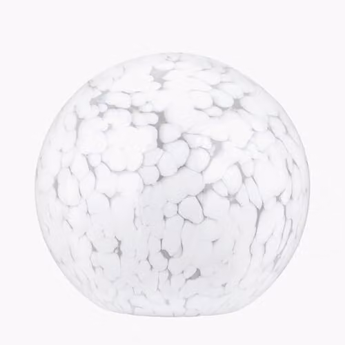 Pacific Lifestyle Ruma Spherical Glass Table Lamp in White – 2