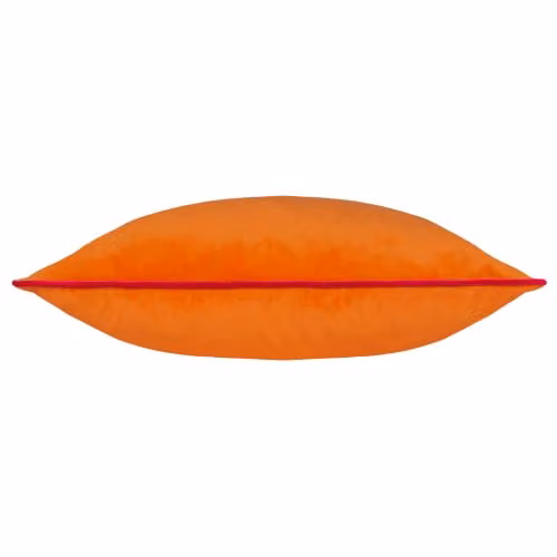 Furn Meridian Velvet Square Cushion in Orange and Pink, W/D/H: 55 x 55 x 55 cm – 2