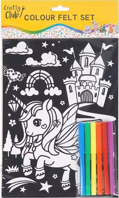 Crafty Club Multicolour Felt Set for Children