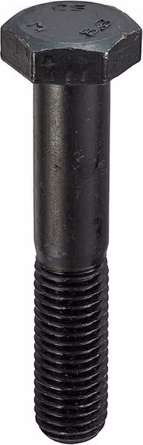 Unifix Grade 8.8 HT Hexagon Bolts, M12 x 65 mm, Black, Box of 50 – 1