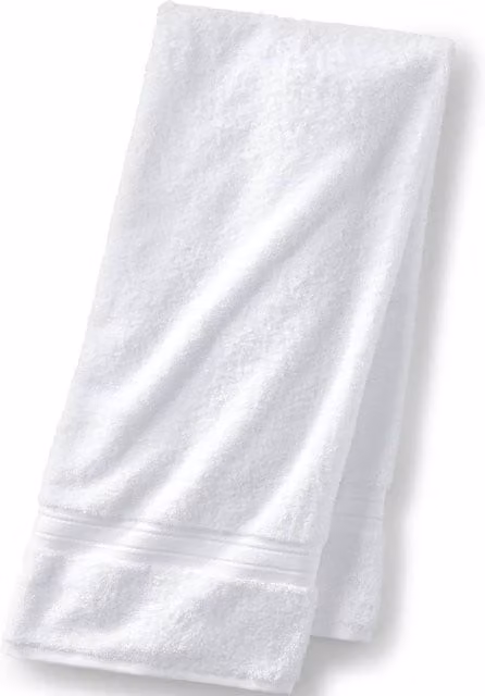 Lands' End White Supima Cotton Terry Bath Sheet