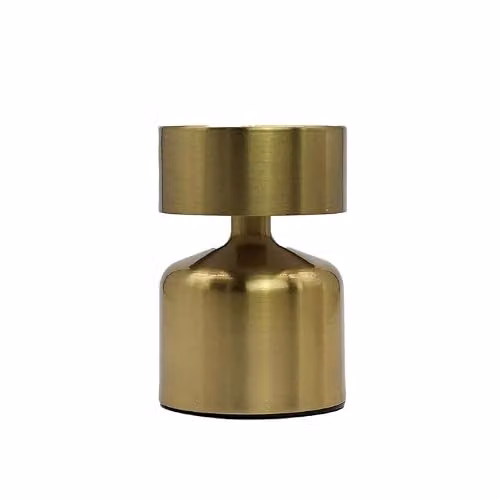 Serenityy Bronze Mushroom Touch Lamp with Dimmable Warm White LED and Rechargeable Battery, Height: 25.4 cm