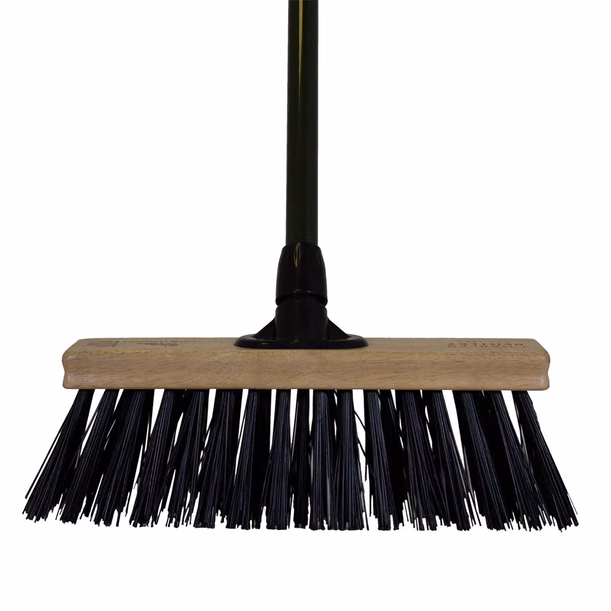 Charles Bentley Charnwood 14 inch Heavy Duty PVC and Wood Garden Broom in Black – 2