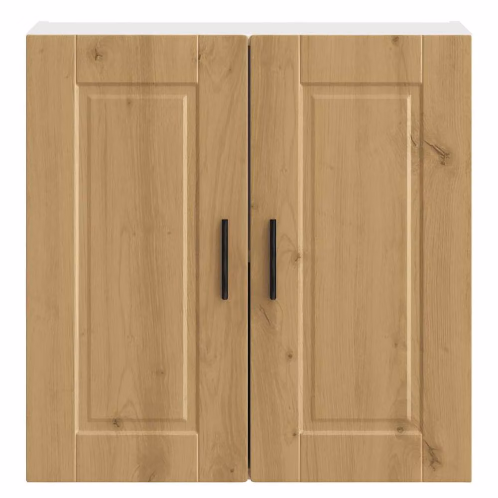 Berkfield Home Porto Artisan Oak Kitchen Wall Cabinet in Brown, W/D/H: 60 x 31 x 60 cm – 2