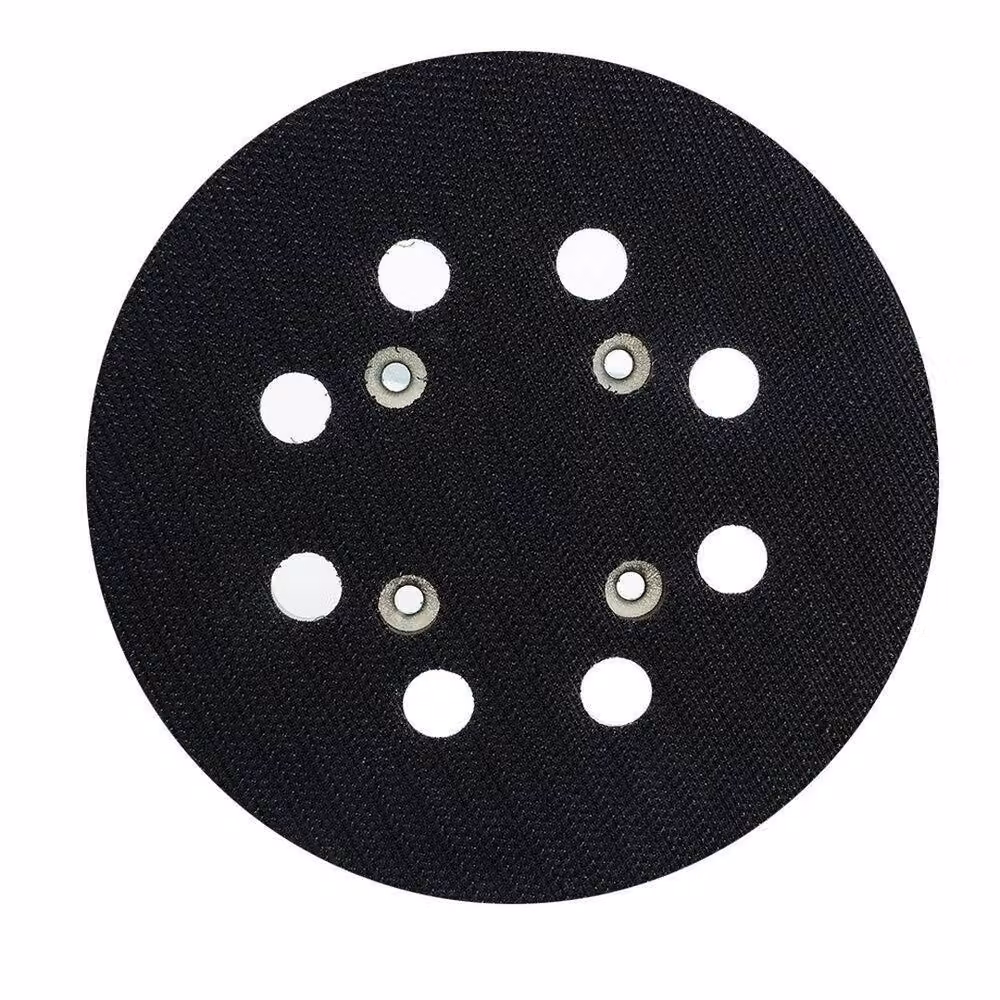 NESTLUNE 125mm Orbital Sander Backing Base Pad in Black compatible with Makita and DeWalt – 4