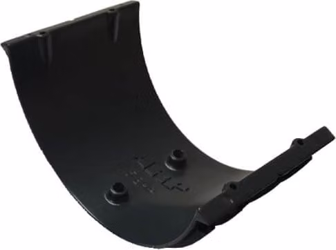 ARP Aluminium Beaded Half Round Gutter Union, 125mm, Anthracite Grey (7016 Matt)