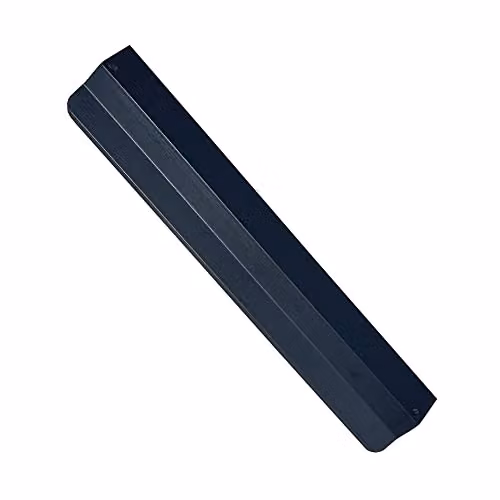 highdecora V Style Profile Pull Handle for Furniture, Wardrobe and Kitchen Cabinets, Matt Black Aluminium