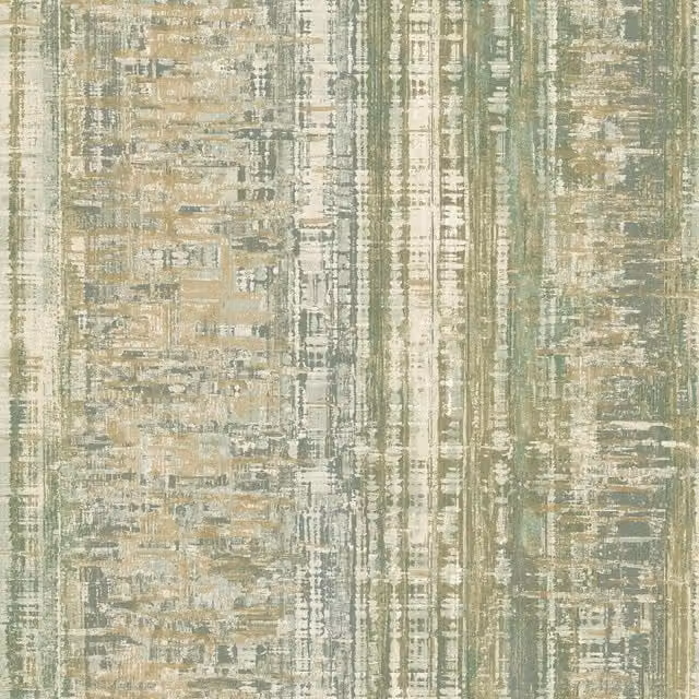 Grandeco Armana Textured Vertical Stone Effect Wallpaper in Green