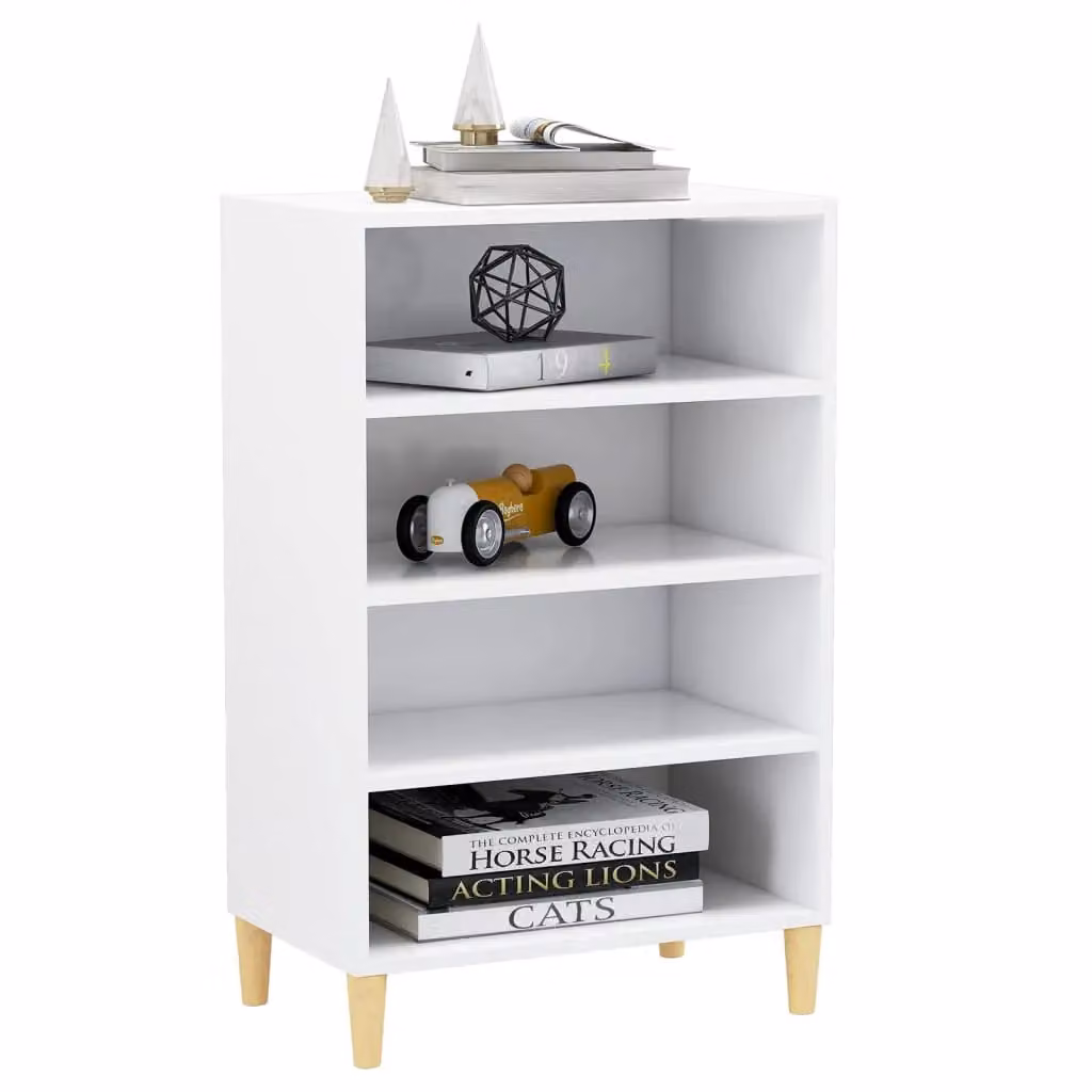 Berkfield Home White Matt MDF Sideboard W: 57 cm, D: 35 cm, H: 90 cm – 2