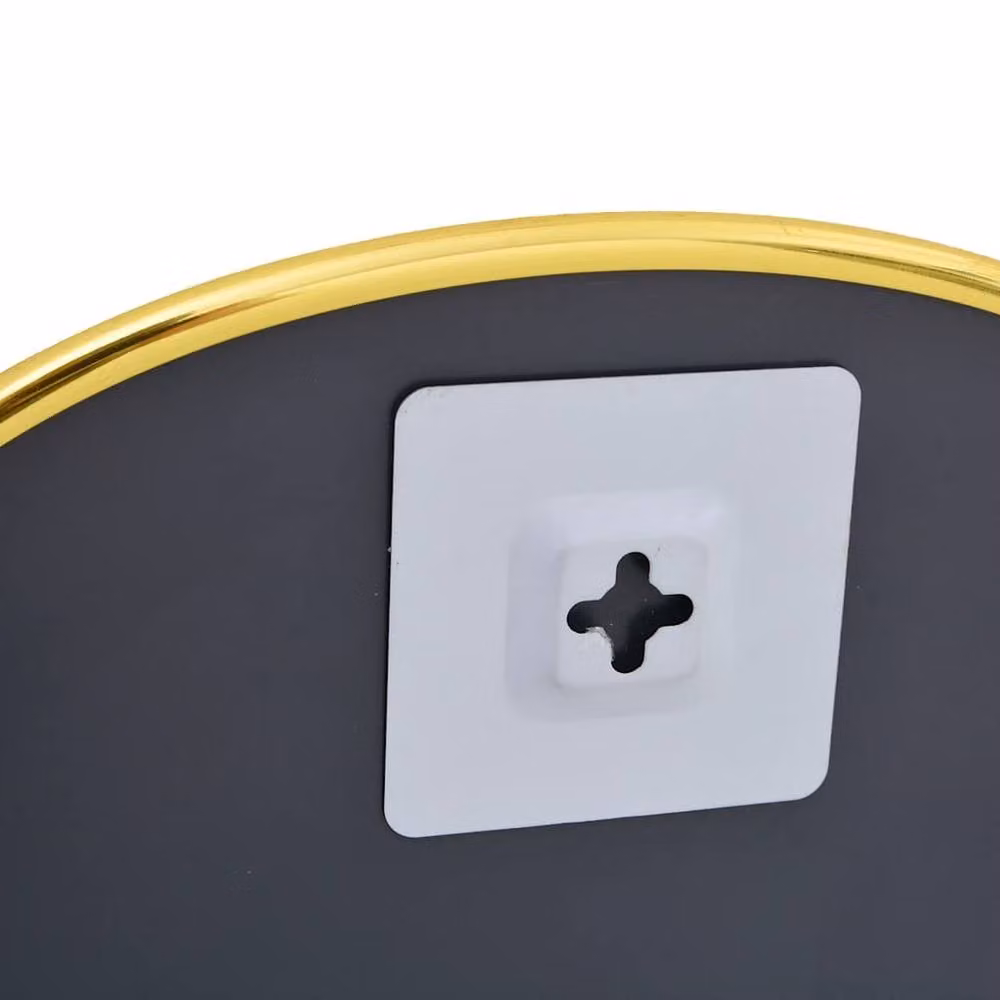 Berkfield Home Minimalist Rectangular Wall Mirror in Gold, W: 40 cm, H: 30 cm – 2