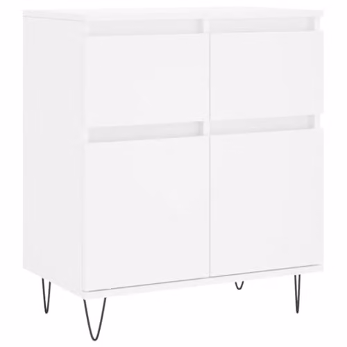 vidaXL Modern White Sideboard in Engineered Wood W/D/H: 60 x 35 x 70 cm