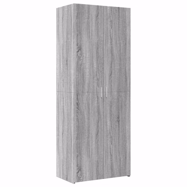 Berkfield Home Grey Sonoma Modern Highboard W/D/H: 70 x 42.5 x 185 cm
