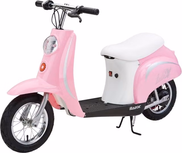 Razor Pocket Mod Miniature Euro Style Electric Scooter in Pink for Ages 13 Plus