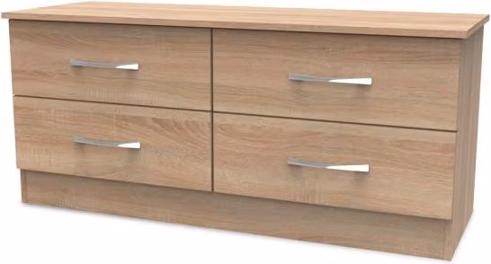 Welcome Furniture Avon 4 Drawer Bed Box in Brown