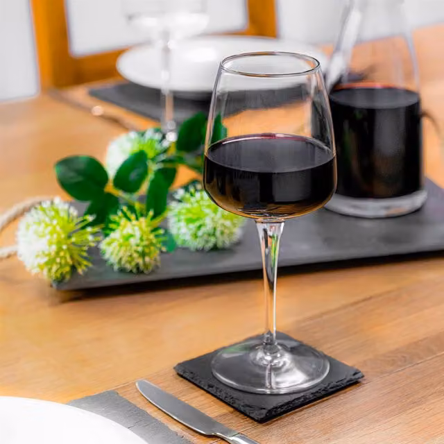 Bormioli Rocco Transparent Wine Glasses, 520 ml, Set of 6