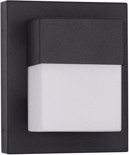 Nova Luce Leto Modern Outdoor LED Wall Lamp in Black with 1208lm and 3000K Warm White Light – 1