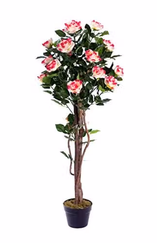 Best Artificial Rose Flower Tree, Multi-Coloured, Height: 120 cm