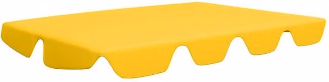 Berkfield Home Replacement PVC-Coated Garden Swing Canopy in Yellow, W/D: 150 x 105 cm, H: 70 cm