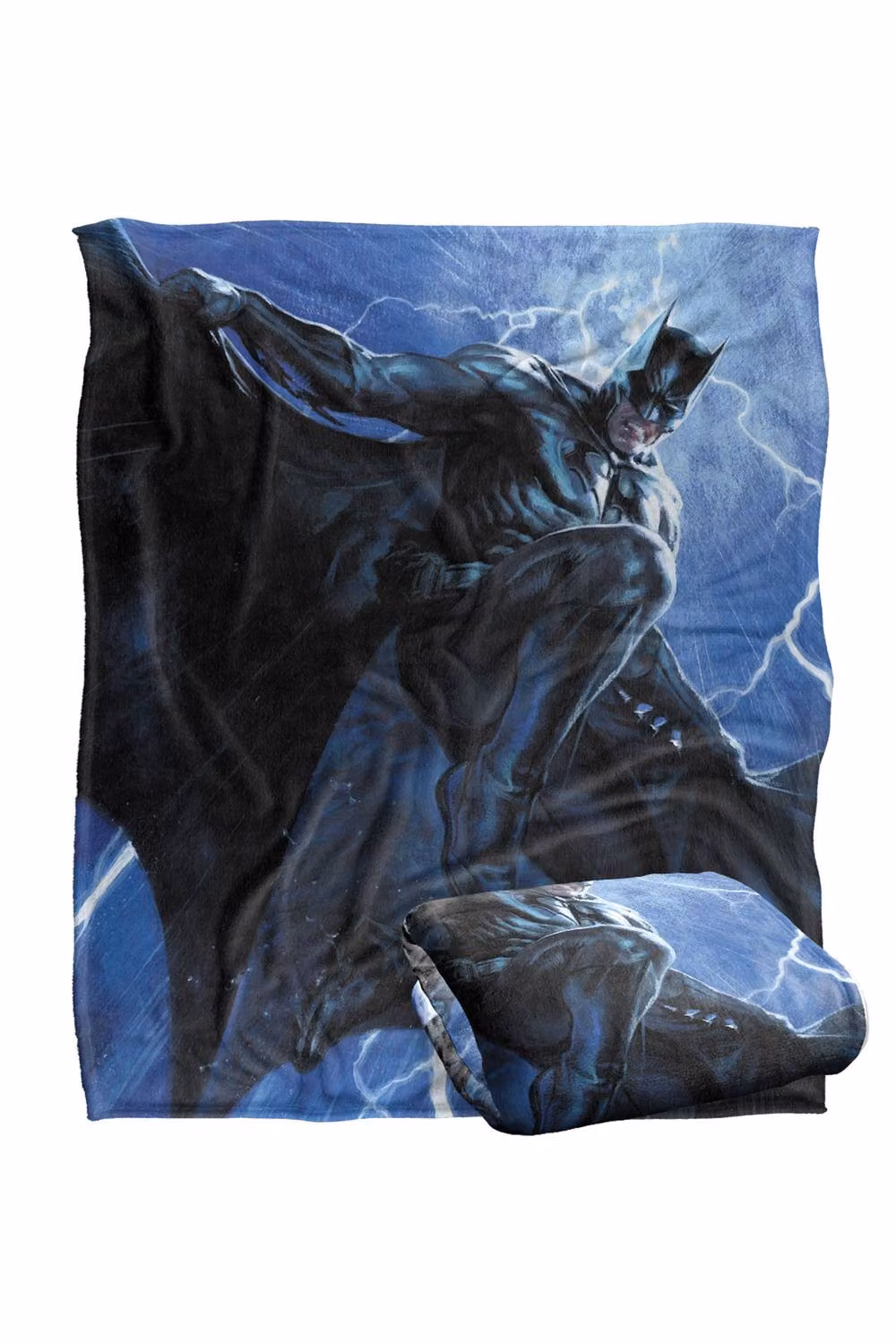 Warner Bros. Batman Leaping Down Super Soft Silky Touch Fleece Throw Blanket, Multicolour, W: 91.44 cm x L: 147 cm – 7