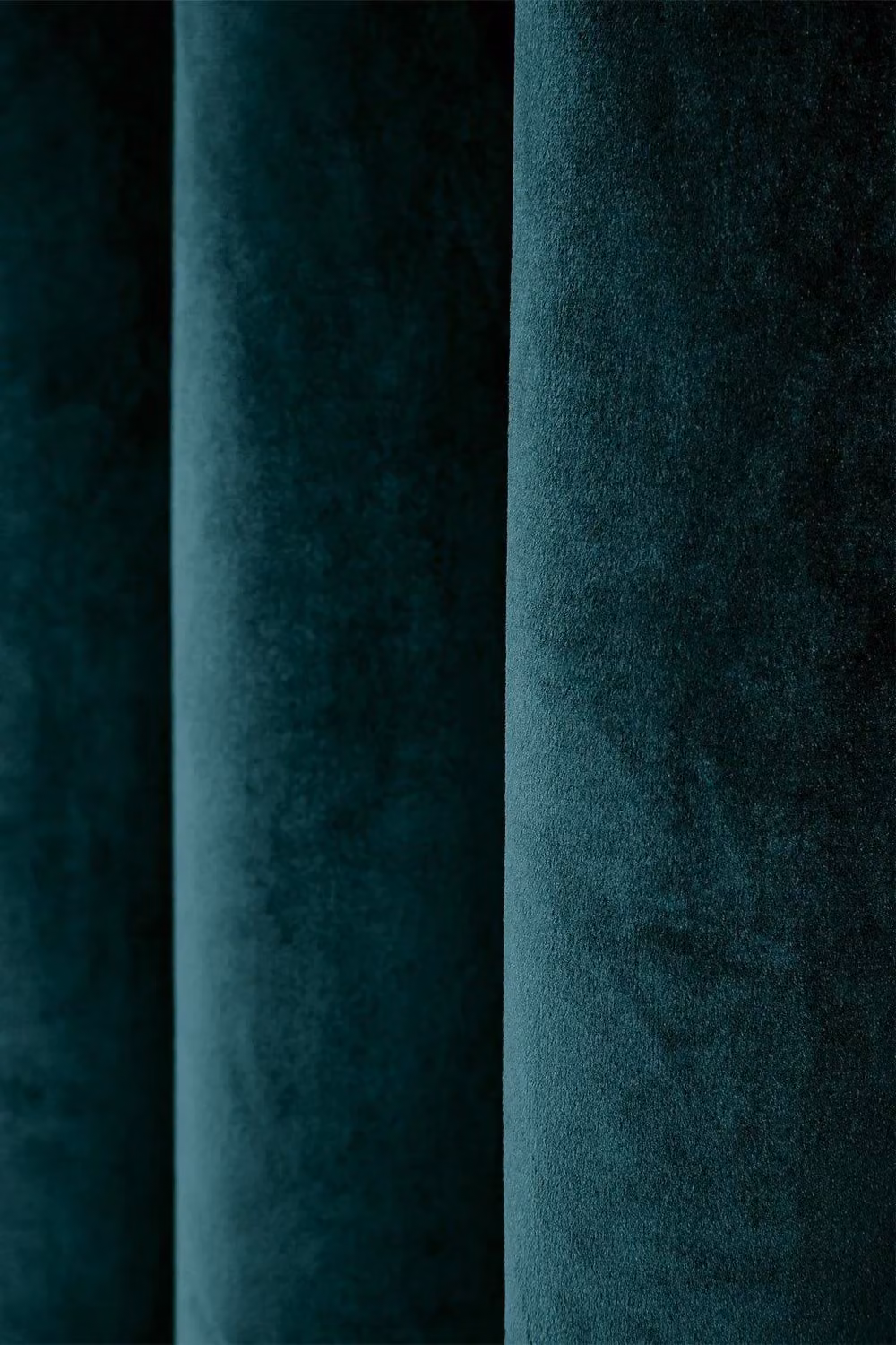 Helena Springfield Escala Velvet Eyelet Curtains in Petrol, Width: 167 cm, Drop: 183 cm – 2