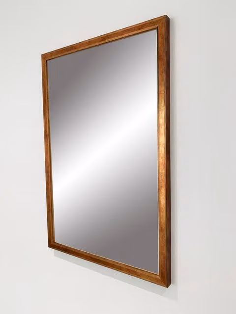 Benjamin Tate Design LTD Chicago Lux Rectangular Wall Mirror in Bronze, Black and Copper, 81 x 81 cm