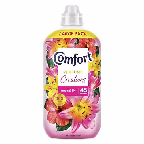 Comfort Tropical Lily Fabric Conditioner with Motion-Activated Fragrance Technology, 1.35 l – 1