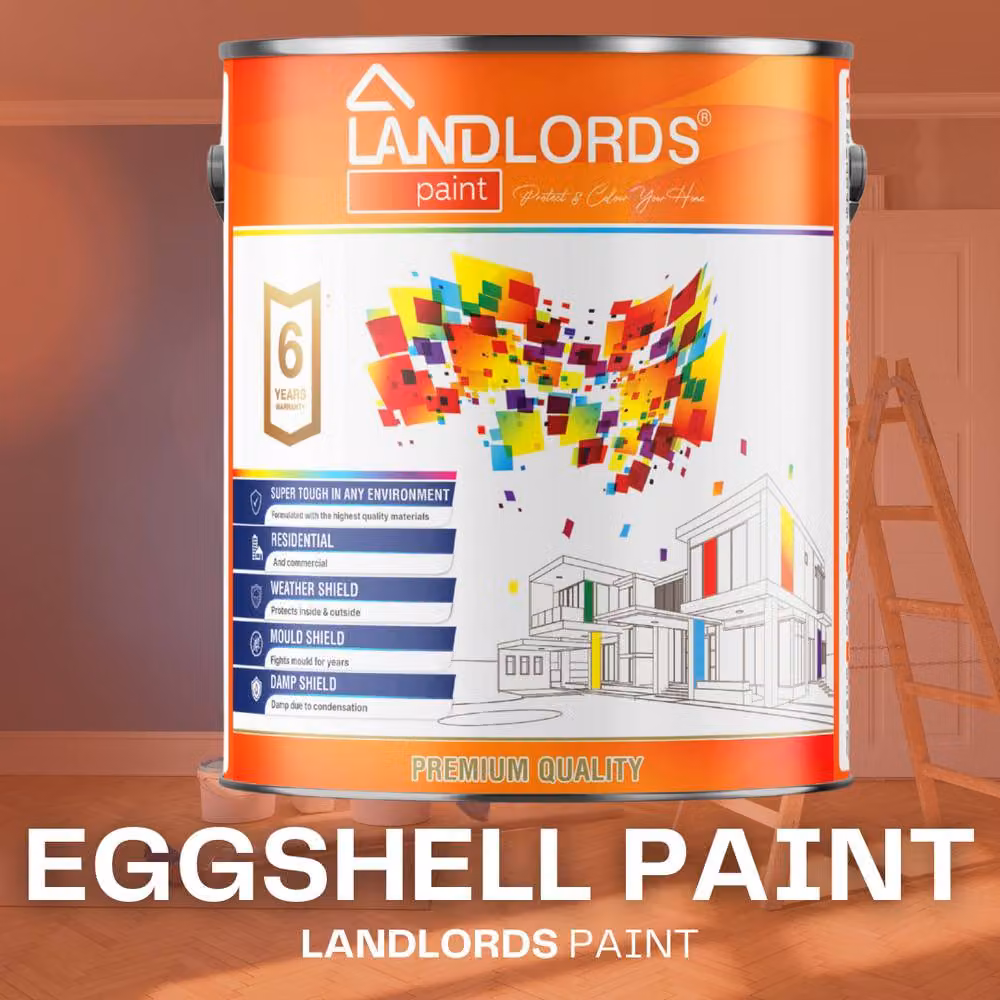 Landlords Water Based Eggshell Wood Paint, Green, 20 l – 2