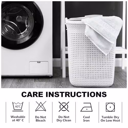 Gaveno Cavailia 2 Pack Large White Bamboo and Cotton Bath Towels, 70 x 120 cm, 500 GSM – 4