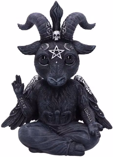 Nemesis Now Baphoboo Exclusive Cult Cutie Baphomet Figurine, Black, Height: 14 cm