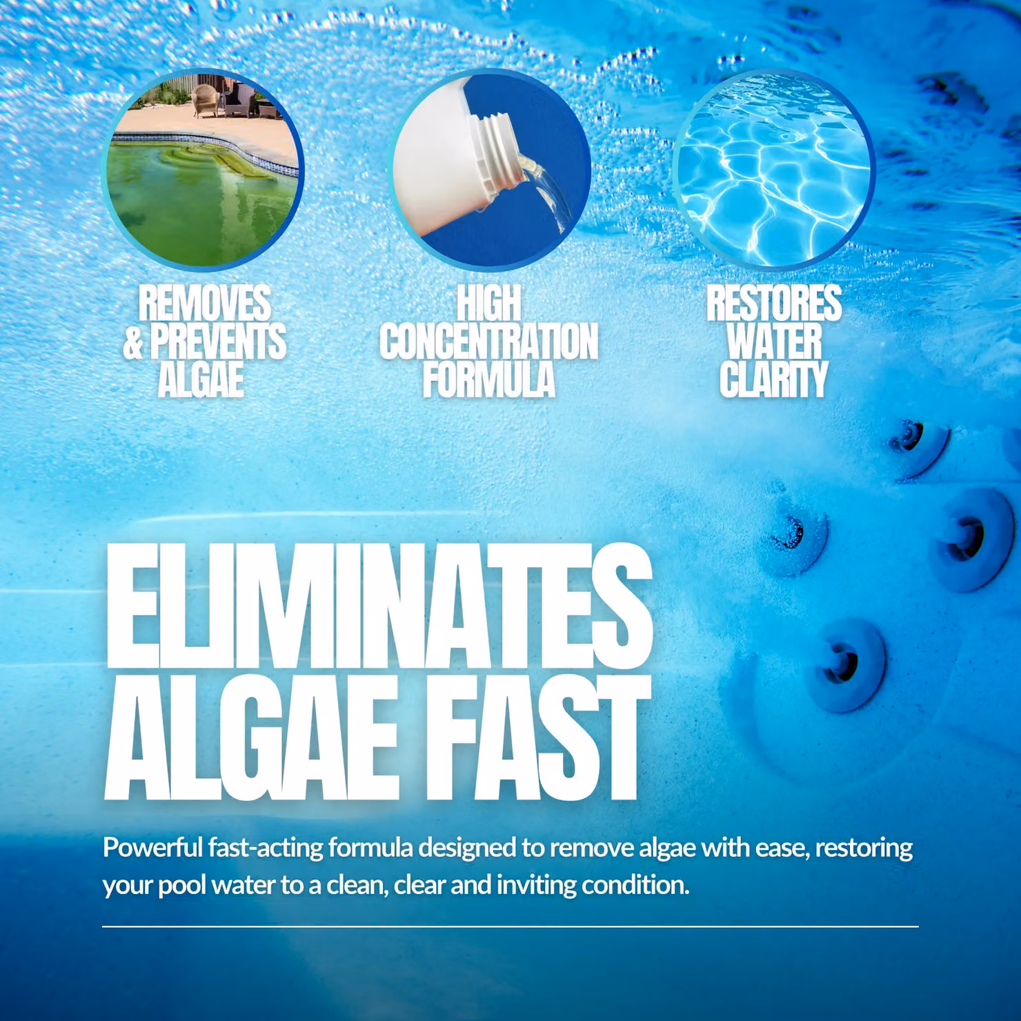 ProKleen XP Pool Algaecide Liquid for Hot Tub Algae Prevention, 5 l – 2