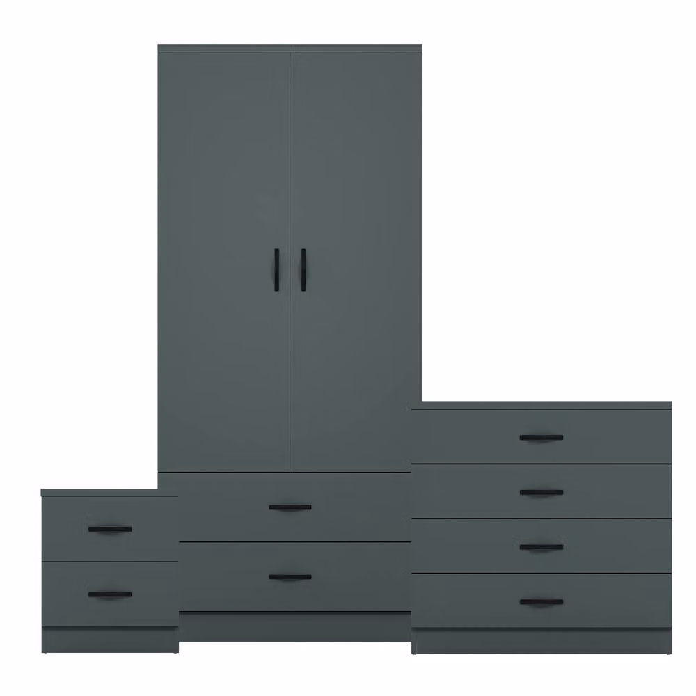 Vida Designs Riano 3-Piece Bedroom Furniture Set in Green – 2