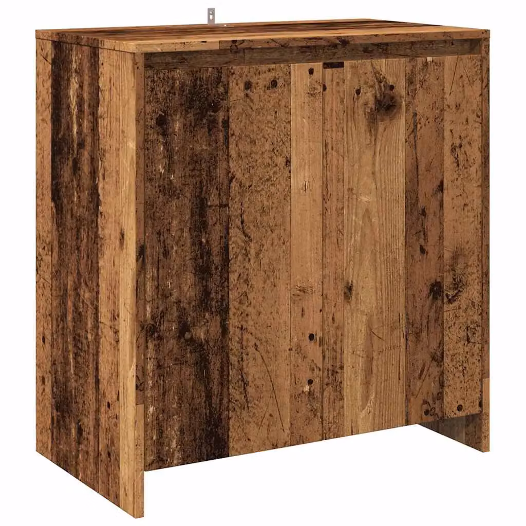 Berkfield Home 2 Piece Rustic Brown Engineered Wood Sideboard – 4