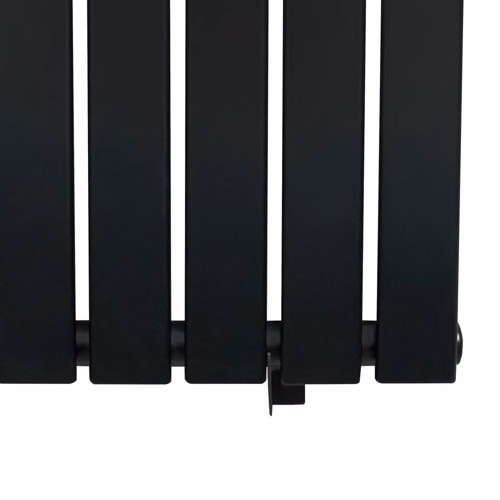 Monstershop Flat Single Column Steel Radiator, Black, H 180 cm x W 42 cm – 5